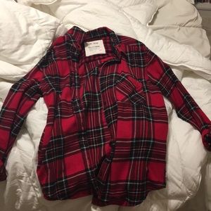 GARAGE Flannel Boyfriend Size MEDIUM